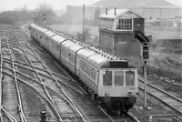 Class 117 DMU at March Whitemoor Junction