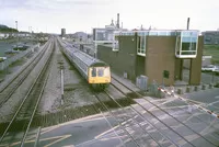 Class 117 DMU at Port Talbot