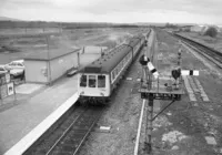 Class 117 DMU at Honeybourne