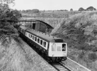 Class 117 DMU at South of Yeovil