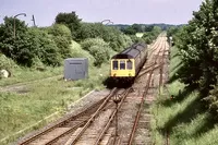 Class 117 DMU at Bagworth and Ellistown
