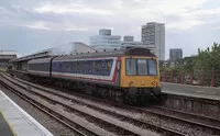 Class 117 DMU at Clapham Junction