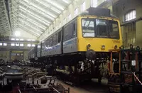 Class 117 DMU at Doncaster Works