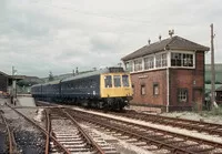 Class 117 DMU at Maiden Newton