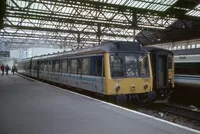 Class 117 DMU at Edinburgh Waverley