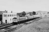 Class 117 DMU at Castle Cary
