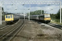 Class 117 DMU at Norton Bridge