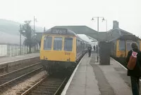 Class 117 DMU at Maiden Newton
