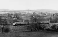 Class 117 DMU at near Frome