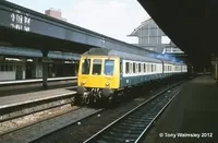 Class 117 DMU at London Paddington