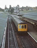 Class 118 DMU at Newton Abbot