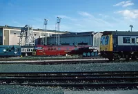 Class 118 DMU at Laira depot