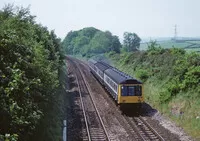 Class 118 DMU at Hemerdon Bank