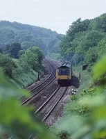 Class 118 DMU at Hemerdon Bank