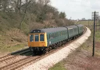 Class 118 DMU at Browham Bank