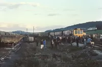 Class 118 DMU at Marsh Mill Curve