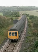 Class 118 DMU at Carnon Downs, near Truro