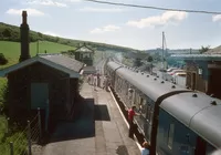 Class 118 DMU at Maiden Newton