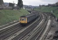 Class 118 DMU at Newton Abbot