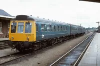 Class 118 DMU at Worcester Shrub Hill