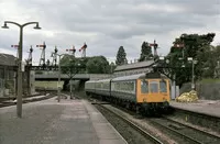 Class 118 DMU at Newton Abbot