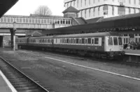 Class 118 DMU at Exeter Central