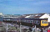 Class 119 DMU at Cattewater Branch