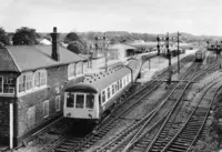 Class 119 DMU at Wesbury