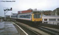Class 119 DMU at Cardiff Central