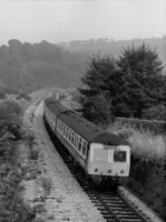 Class 120 DMU at Matlock Bath