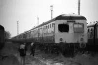 Class 120 DMU at Thornton Junction