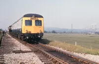 Class 120 DMU at Neath Canal Side