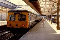 Class 120 DMU at Aberdeen