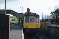 Class 121 DMU at Maiden Newton