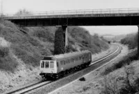 Class 121 DMU at Merehead line