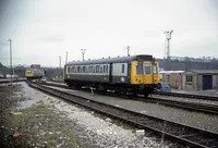 Class 121 DMU at Plymouth Laira depot