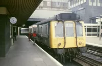 Class 121 DMU at Ealing Broadway