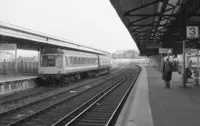 Class 121 DMU at Clapham Junction