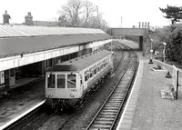 Class 121 DMU at Stratford-upon-Avon