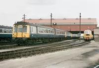 Class 121 DMU at Southall depot
