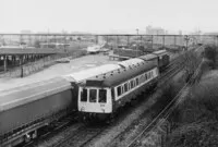 Class 121 DMU at Hallen Marsh, Bristol