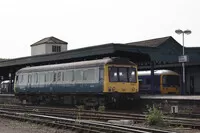 Class 121 DMU at Didcot