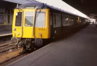 Class 121 DMU at Cardiff Central