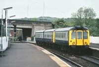 Class 122 DMU at Inverkeithing