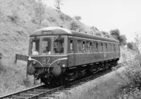 Class 122 DMU at east of Bromyard