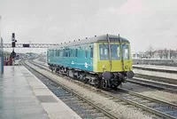 Class 122 DMU at Cardiff Central