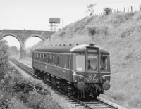 Class 122 DMU at near Bromyard