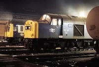 Class 122 DMU at Longsight depot