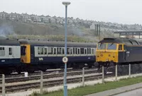 Class 122 DMU at Laira depot