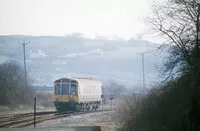 Class 122 DMU at Barnstaple Junction